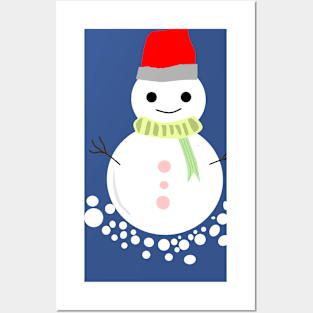 Snowman Posters and Art